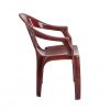 plastic chair marron color