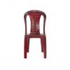plastic chair maroon colour