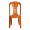 plastic chair ornage color