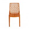 plastic chair orange color