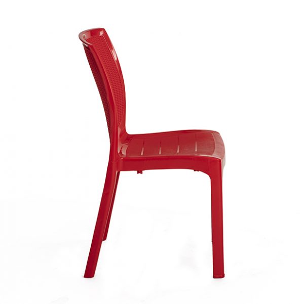 plastic chair red color