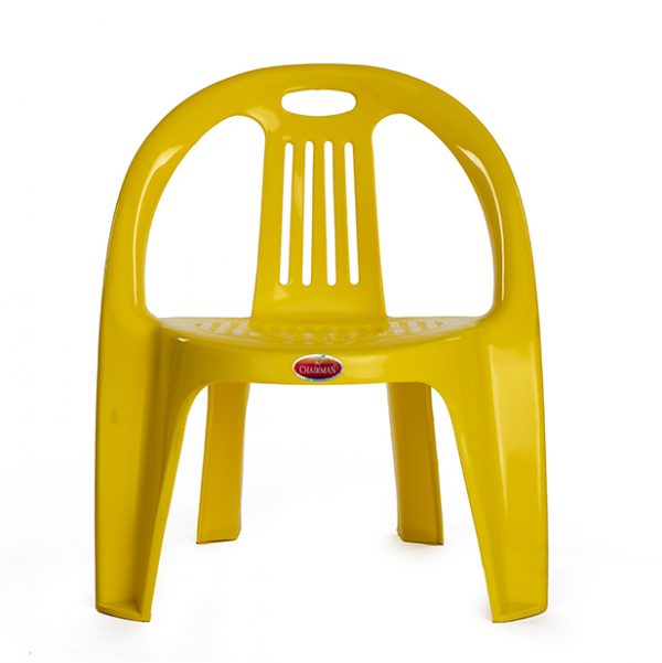 plastic chair yellow