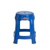 plastic stool blue color