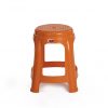 plastic stool orange color