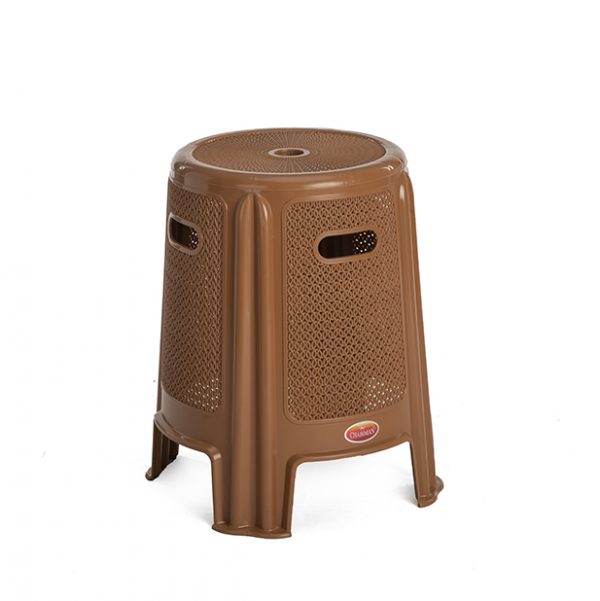 plastic stool brown color