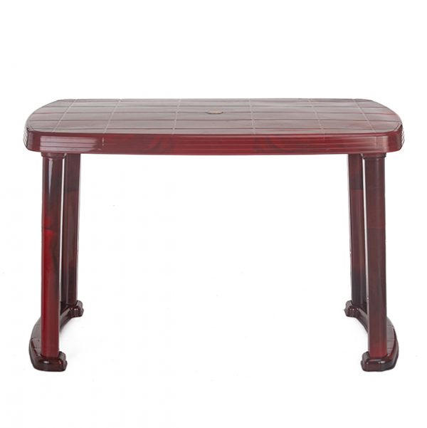 plastic table brown color