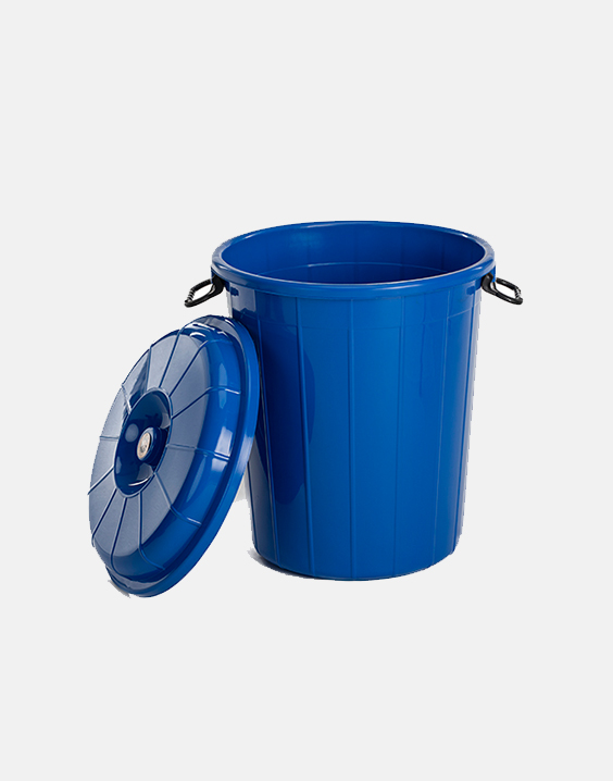 waste basket - blue color