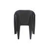 plastic chair- black color