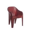 plastic chair - brown color