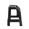 plastic stool - black color