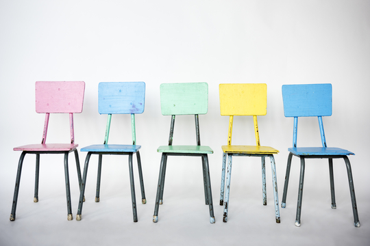 plastic chair various color