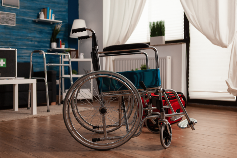 hospital-medial-wheelchair-standing-empty-living-room-with-nobody-it