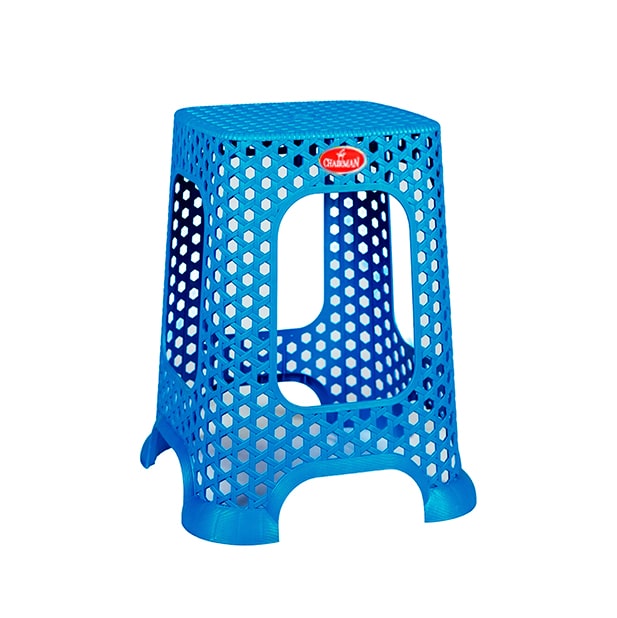 blue-colour-hexagon-stools