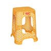 orange-colour-hexagon-stool