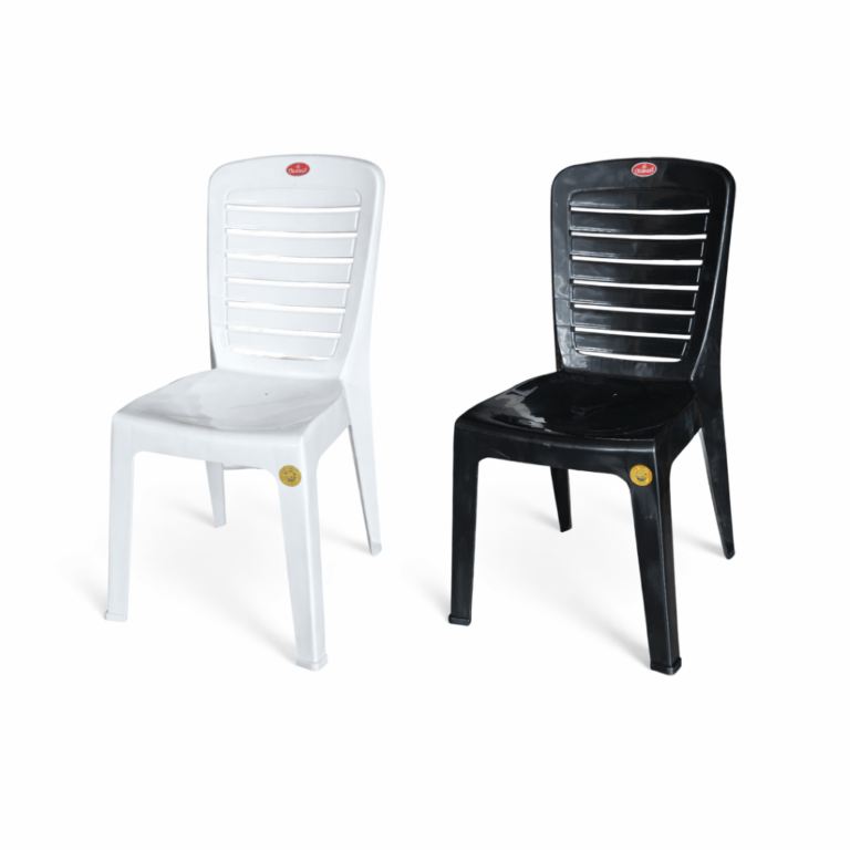 black-and-white-plastic-chairs